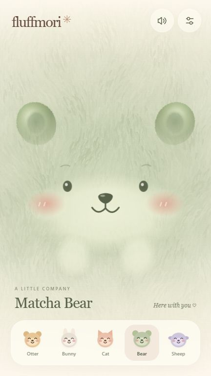 Matcha Bear 实际画面